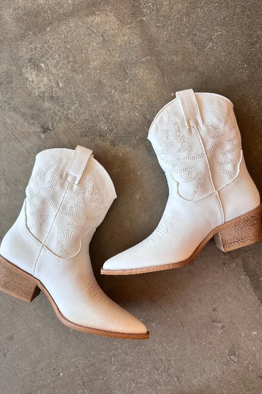 White Claire Boot